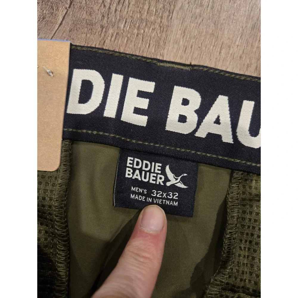 Eddie Bauer Elastic‎ Band Tech Chino Pants Size 32x32 Nwt